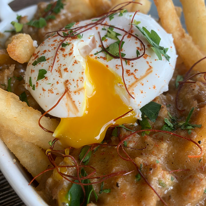 Breakfast Poutine from the Roadhouse Smithers source menu