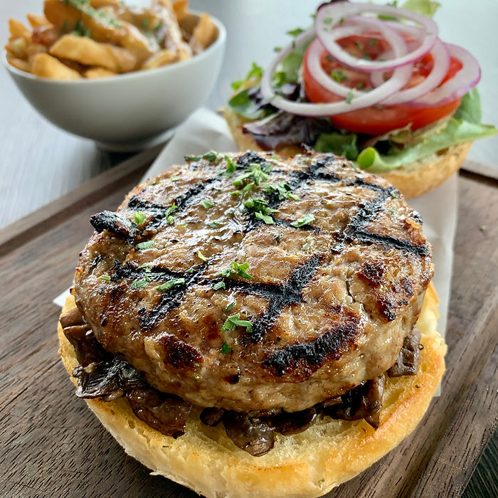 Roadhouse Burger from the Roadhouse Smithers source menu